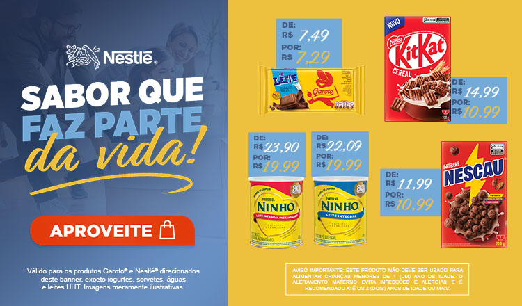 Semana do cliente nestlé 25 á 31/08